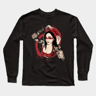 Lady Tattooed 3 Long Sleeve T-Shirt